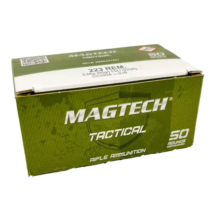 Magtech Tactical .223 Rem 3,56g FMJ 50pc - Kaliiperi .223 Rem - 7891798018123 - 1
