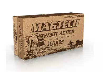 Magtech .45 LC Cowboy LFLAT 250gr 50st - Revolverpatroner - 7891798043033 - 1