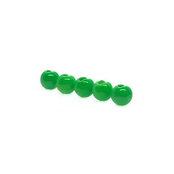 Medium Slotted Tungsten Beads Fluo Green 2,5mm - Perhokuulat - 3973813610483 - 1