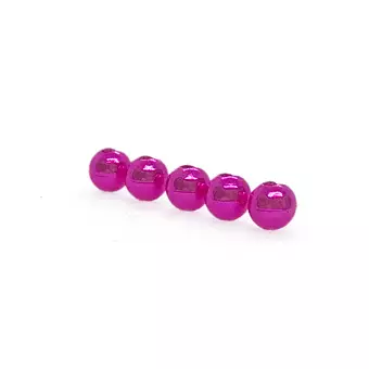 Medium Slotted Tungsten Beads Metallic Pink 2,5mm - Kulor - 8720959501442 - 1