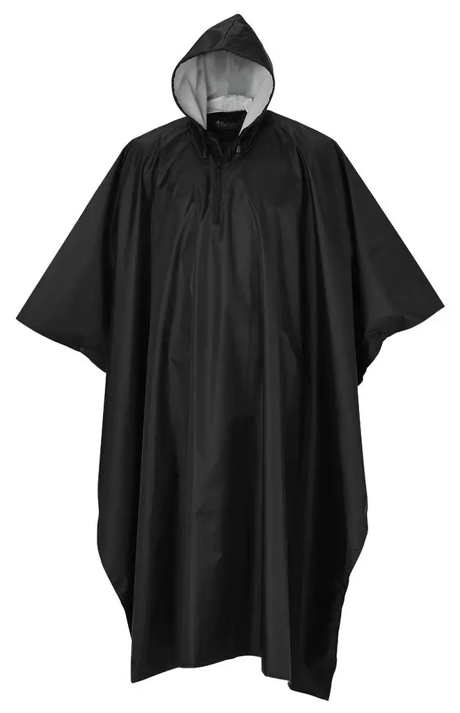 Pinewood Poncho Musta - Sadevaatteet - 7331090046863 - 1