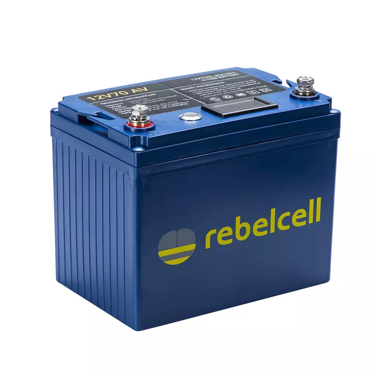 Rebelcell Li-Ion Batteri 12V70A (836 Wh) 4,9kg - Batterier och laddare - 7106623690703 - 1