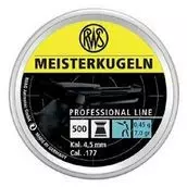 RWS Meisterkugeln 4,5mm 500kpl - Ilmakiväärin ja ilmapistoolin luodit - 4000294136023 - 1