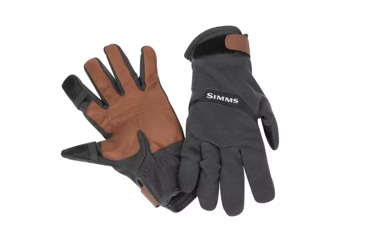Simms Lightweigh Wool Flex Glove Carbon XL - Käsineet - 694264504123 - 1