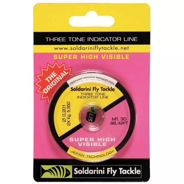 Soldarini Three Tone Indicator Line 0,251mm - Nymph Lines & Indicators - 8059016752443 - 1
