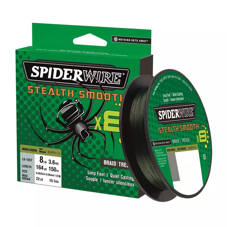 Spiderwire Stealth Smooth8 150m Moss Green 0,33mm - Kuitusiimat - 022021663293 - 1