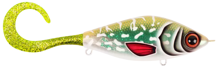 Strike Pro Guppie 13,5 120g Sinking 002/Glitter Pike - Hybriidit - 4713012469333 - 1