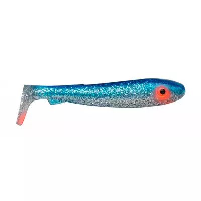 Svartzonker McRubber BigBass 12,5cm 3kpl C0 Blue Silver glitter - Haukijigit - 6430055940503 - 1