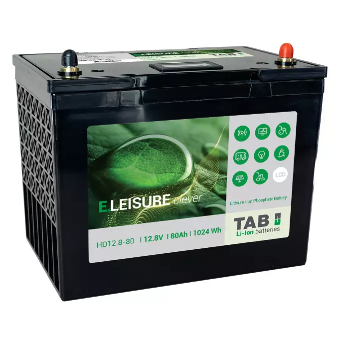 Tab HD 12V 80Ah LiFePO4 Soc HD12-80 - Veneakut ja laturit - 3838807049833 - 1