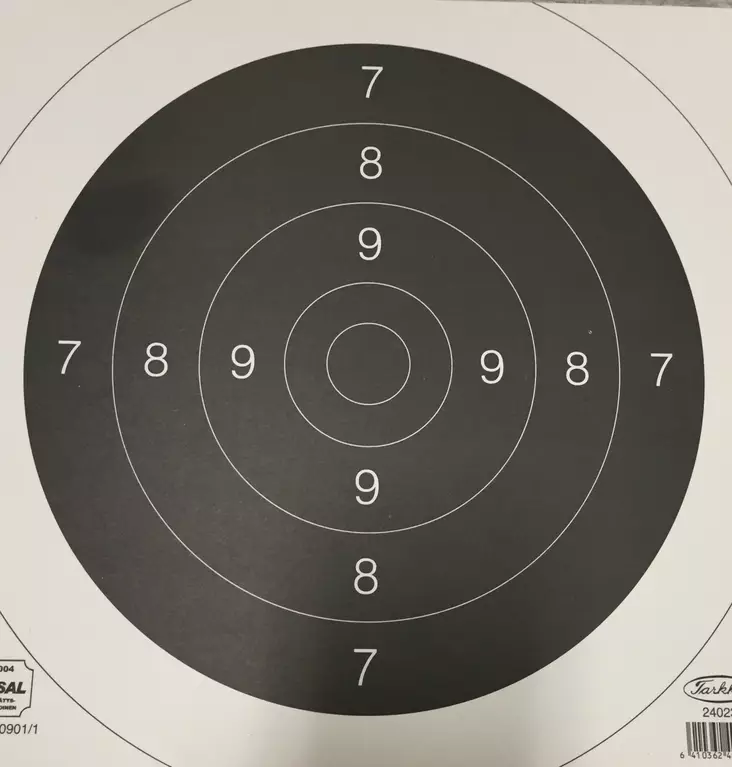 Tarkka Pienoiskivääritaulu 50m SAL 100st - Måltavlor och täcklappar - 6410362400303 - 1