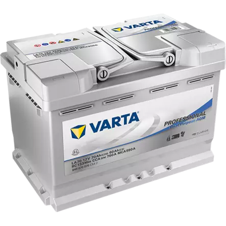 VARTA Professional Dual Purpose AGM 12v 70Ah - Veneakut ja laturit - 4016987142714 - 1
