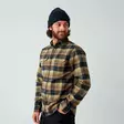 Fjällräven Singi Heavy Flannel Shirt Black/Deep Forest M - Kauluspaidat - 7323451110504 - 5