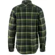 Fjällräven Singi Heavy Flannel Shirt Black/Deep Forest M - Kauluspaidat - 7323451110504 - 2