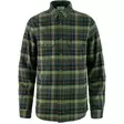 Fjällräven Singi Heavy Flannel Shirt Black/Deep Forest M - Kauluspaidat - 7323451110504 - 1