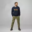 Fjällräven Logo Sweater M L Black - Fleecet ja hupparit - 7323451063374 - 3