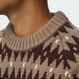 Fjällräven Övik Jacguard Knit M Suede Brown-Black Oak S - Villapaidat ja neuleet - 7323451200434 - 5