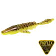 Pigster Gecko 8,5cm 2,5g 4pcs Brown Chartreuse Flake - Jiggar och jiggskallar - 7340029431724 - 1