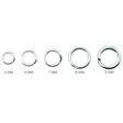SZ Power Split Rings 5mm 50kpl 10kg - Heittokalastus uistinrenkaat - 7340031018524 - 1