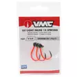 VMC 7237 UV Orange Light Inline #1 7pcs - Krokar för spinnfiske - 3359220283074 - 2