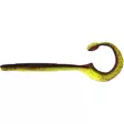 Westin Ned Worm Curl 12cm 5kpl Black/Chartreuse - Jigit ja jigipäät - 5707549486504 - 1