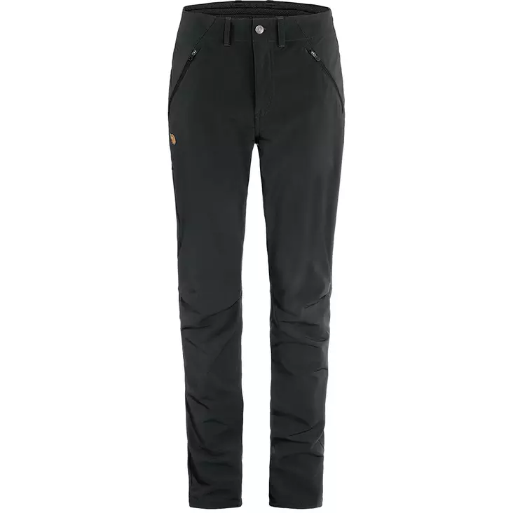 Abisko Trail Stretch Trousers Black W34 - Naisten Fjällräven housut - 7323450853754 - 1