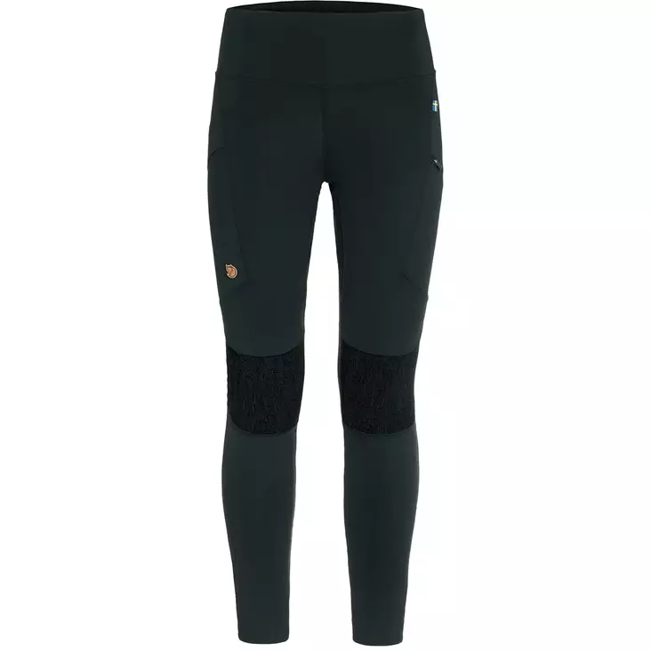 Abisko Trekking Tights HD W M Black - Naisten Fjällräven housut - 7323450840914 - 1