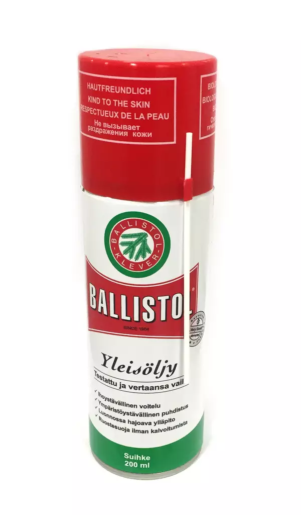 Ballistol Yleisöljy Spray 200ml - Puhdistusaineet ja öljyt - 4017777217254 - 1