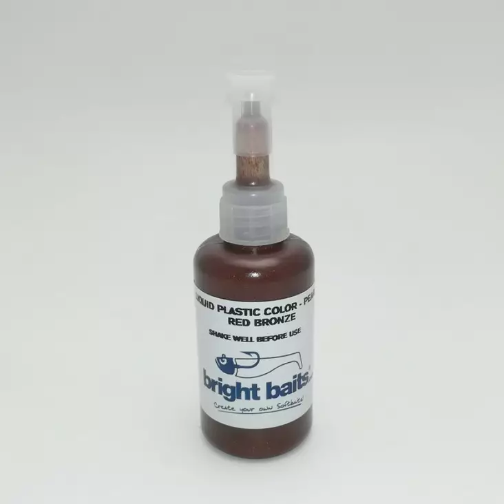 Bright Baits Liquid Plastic Color 35ml pearl red bronze - Plastisoli värit - 3967938124024 - 1