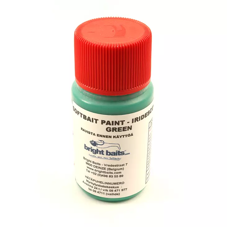 Bright Baits Softbait Paint 60ml Irid Green - Kynäruiskumaalit pehmovieheille - 3967938196544 - 1