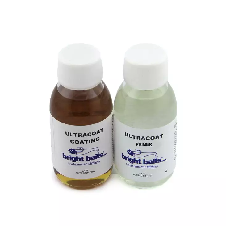 Bright Baits Ultracoat Varnish 100ml + 100ml Thinner - Lakkaa ja epoxy - 4545456215524 - 1