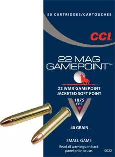 CCI 22 WMR Gamepoint 50kpl - 22 WMR - 076683000224 - 1