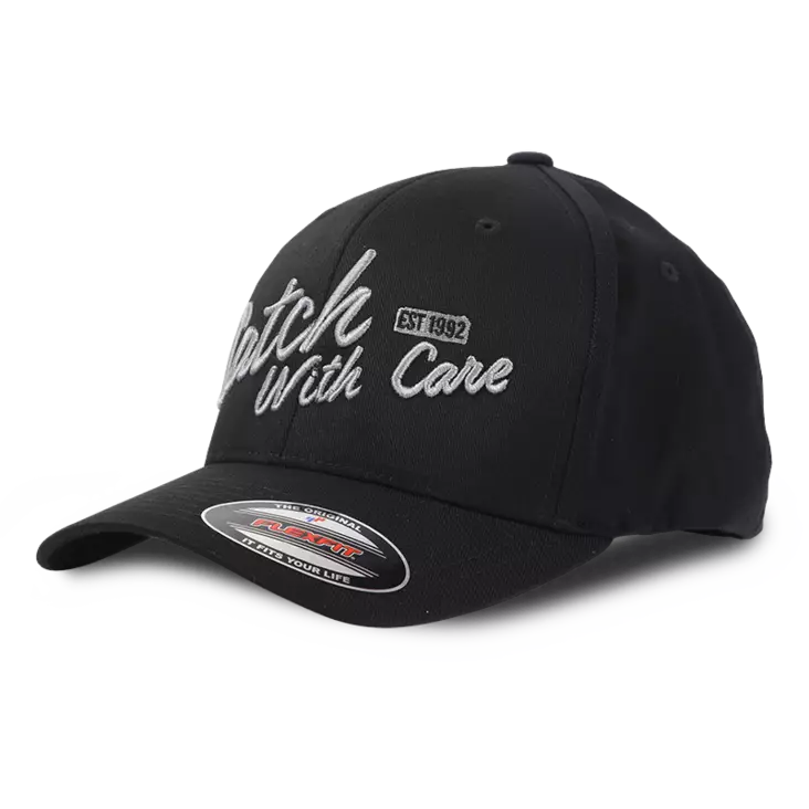 CWC Flexfit Cap Black CWC Text S/M - Kepsar - 7340029422784 - 1