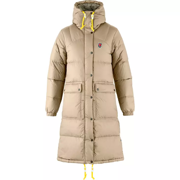 Expedition Long Down Parka W Fossil S - Naisten Fjällräven takit - 7323451111174 - 1