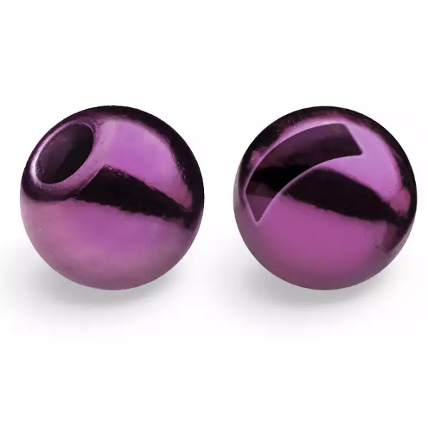 Fasna Slotted Tungsten Beads Metallic Purple 2,5mm - Kulor - 3973813598194 - 1