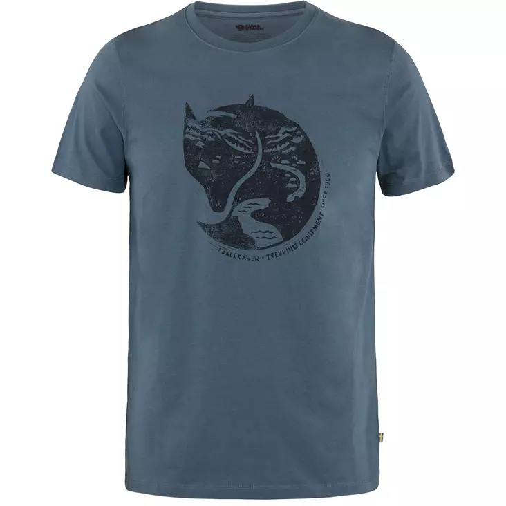 Fjällräven Arctic Fox T-shirt Mens Indigo Blue S - T-Paidat - 7323450759544 - 1