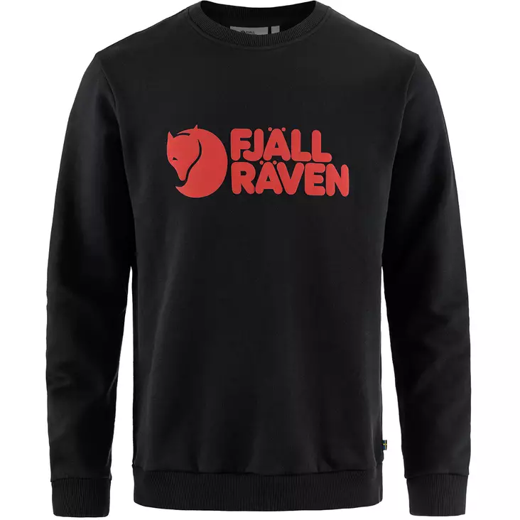 Fjällräven Logo Sweater M L Black - Fleecet ja hupparit - 7323451063374 - 1