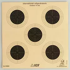 Tarkka Ilmakivääritaulu 10m SAL 24019 100kpl - Ampumataulut ja paikkatarrat - 6410362401904 - 1