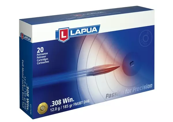 Lapua FMJBT .308 Win 12,0g 20kpl - Kaliiperi .308 Win - 6418267101684 - 1