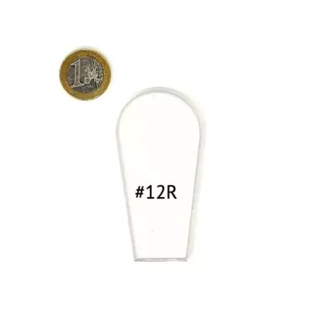 Lure Lip Lexan 3mm 12R - 74.6x 37x 24mm - Vaapputarvikkeet - 4545458557004 - 1