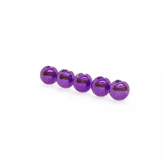 Medium Slotted Tungsten Beads Metallic Purple 2,5mm - Perhokuulat - 3973813598194 - 1