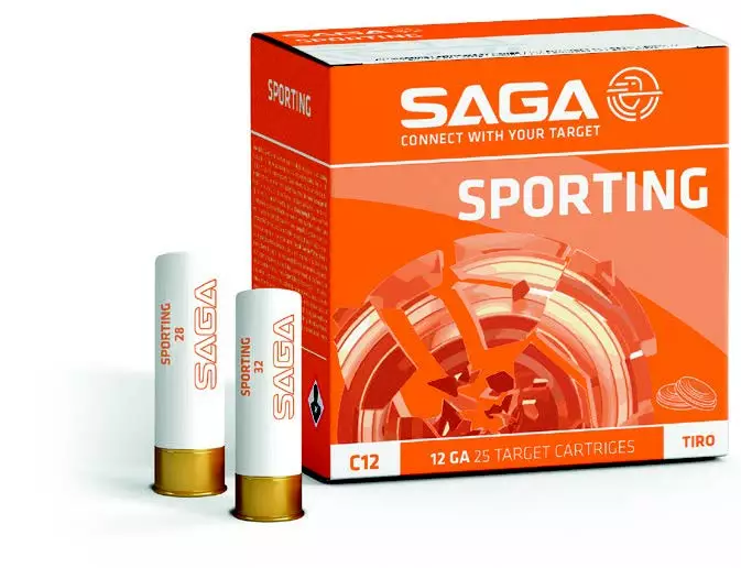Saga Sporting 12/70 28g 7,5 25st - Kaliber 12 trap och skeet - 8435101622875 - 1
