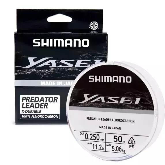 Shimano Yasei Predator Fluorocarbon 50m 0,30mm 7,17kg - Perukesiimat ja holkit - 022255245524 - 1