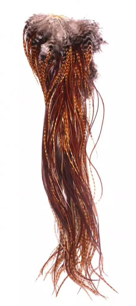 Whiting Half Saddle Bronze Grade barred dark ginger - Satulat - 616044089484 - 1