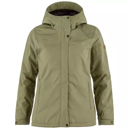 Fjällräven Stina Padded Jacket W Green M - Naisten Fjällräven talvivaatteet - 7323451211805 - 1
