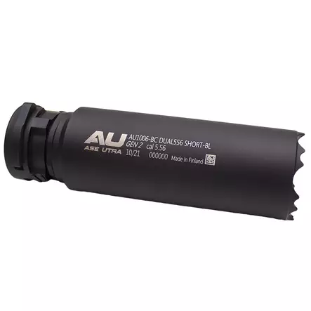 Ase Utra DUAL556 Short BL Gen2 Cal 5.56/.223 Black Cerakote - Äänenvaimentimet - 4545458419845 - 1