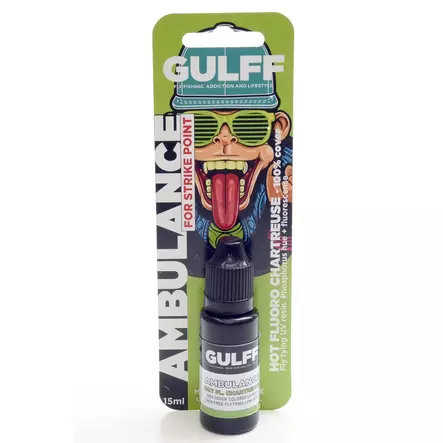 Gulff UV Liima 15ml ambulance hot fluo chartreuse - Lakat, liimat, lisäaineet - 6430068960215 - 1