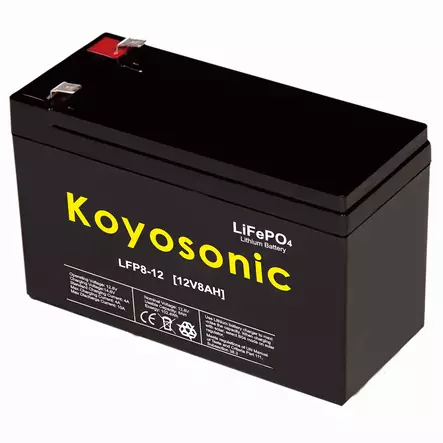Koyosonic LiFePO4 12V 8Ah LFP8-12 - Veneakut ja laturit - 454545612376565 - 1