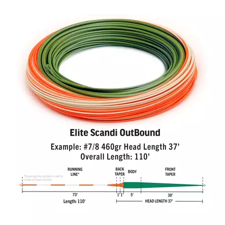 Rio Elite Scandi Outbound Integrated #9/10 Floating 38g - Rio - 730884581905 - 2