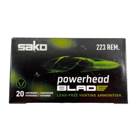 Sako Blade 223rem 3,56g 20kpl - Kaliiperi .223 Rem - 6438053178065 - 1
