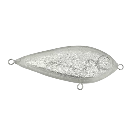 Svarzonker Squarepusher Swim 12,5cm Silver Glitter - Vieheaihiot - 7340031027205 - 1